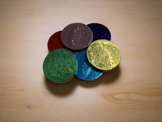 Milk chocolate coin (single)