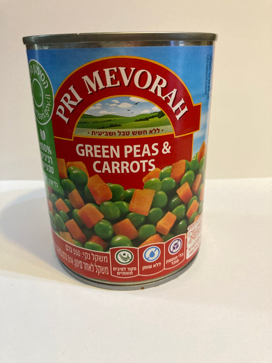 Canned Peas and Carrots